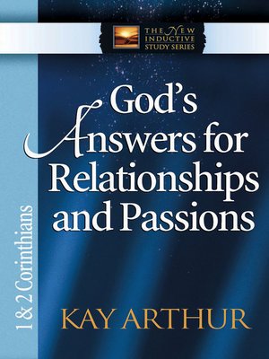 cover image of God's Answers for Relationships and Passions